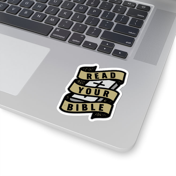 Read Your Bible Ribbon Banner Sticker